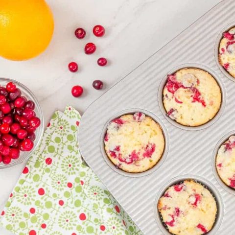 Cranberry orange muffins make getting out of bed easier.