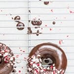 Peppermint mocha donuts are chocolaty with a hit of mint — just like your favorite holiday drink! They’re perfect for Christmas morning.