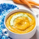 Carrot miso soup is easy for any weeknight. It makes great leftovers for lunch, too.