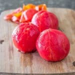 Learn how to peel tomatoes for cooking and canning. It's easy!