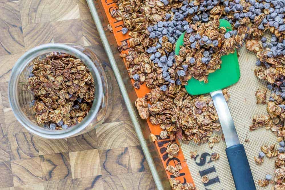 Mocha java granola is a great make-ahead breakfast.