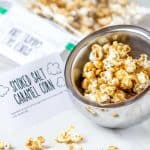 Smoked salt caramel corn is a wonderful snacking treat. The smoked salt gives it that little bit of extra that you didn't know you needed.