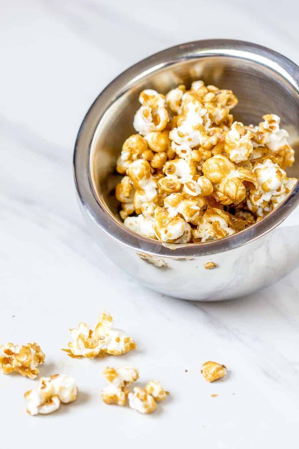 You won't be able to stop snacking on this smoked salt caramel corn!