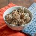 Baked bison meatballs are quick and easy to make any night of the week. Use them for pasta, sandwiches, and more.