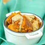 Pumpkin bread pudding is so good!