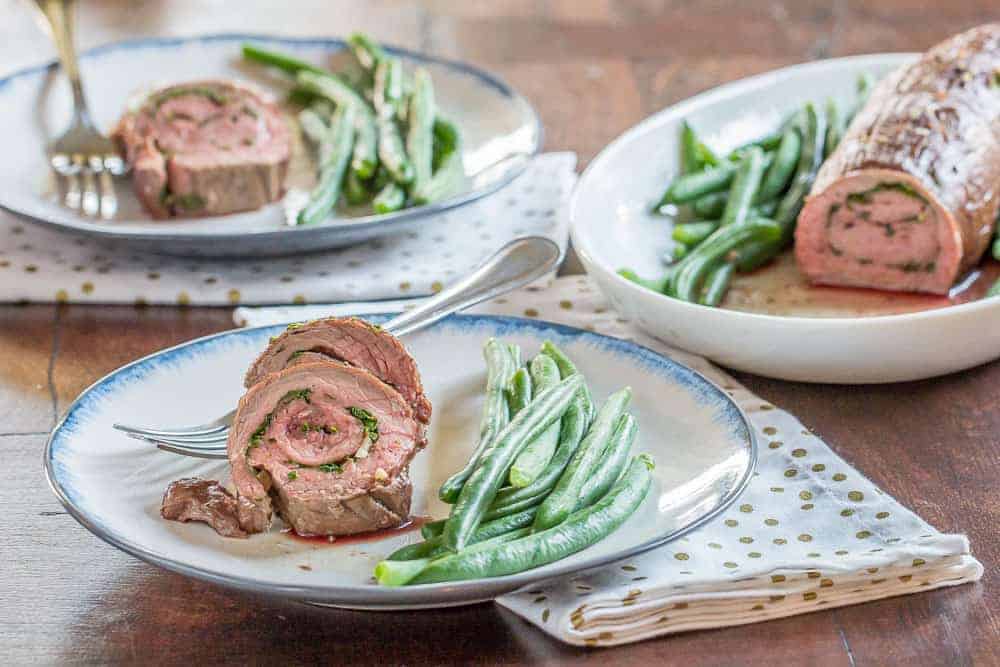 Easy steak roulade is a wonderful option for holiday entertaining.