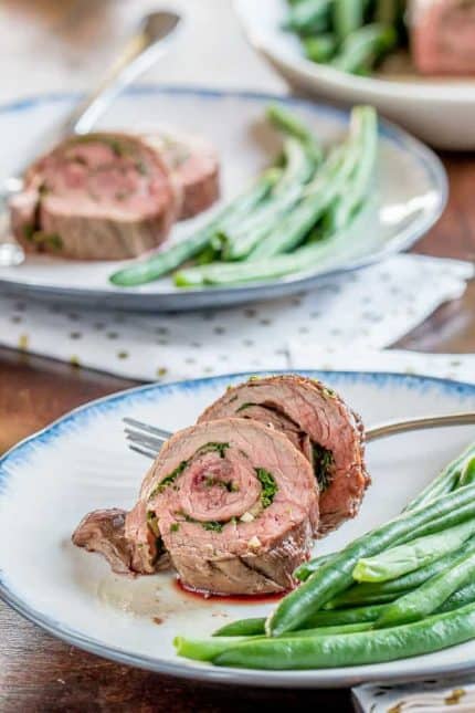 This easy steak roulade recipe looks impressive, but it's easy enough to put together on weeknights. An orange gremolata is stuffed inside for a fresh take.