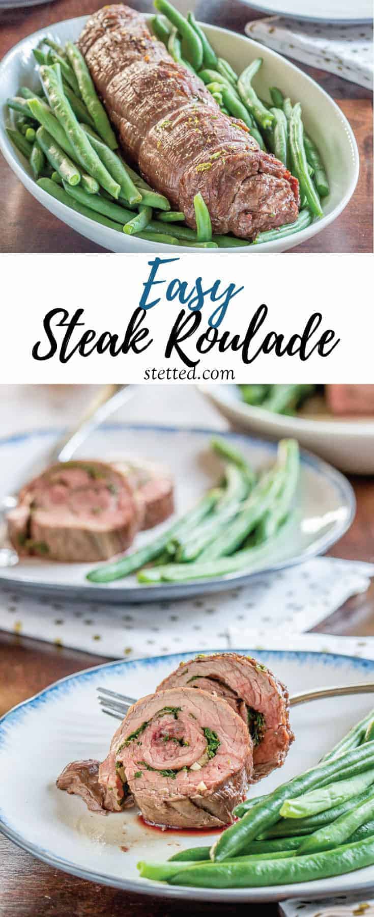 This easy steak roulade recipe looks impressive, but it's simple enough to put together on weeknights. An orange gremolata is stuffed inside for a fresh take.
