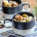two mugs filled with instant pot irish lamb stew