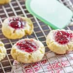 These syltkakor, also known as raspberry jam cookies, are easy to make and perfect for an afternoon coffee break.