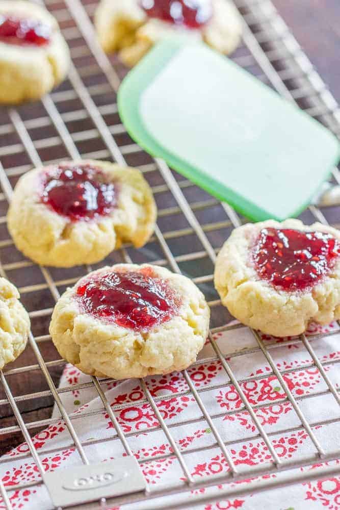 These syltkakor, also known as raspberry jam cookies, are easy to make and perfect for an afternoon coffee break.