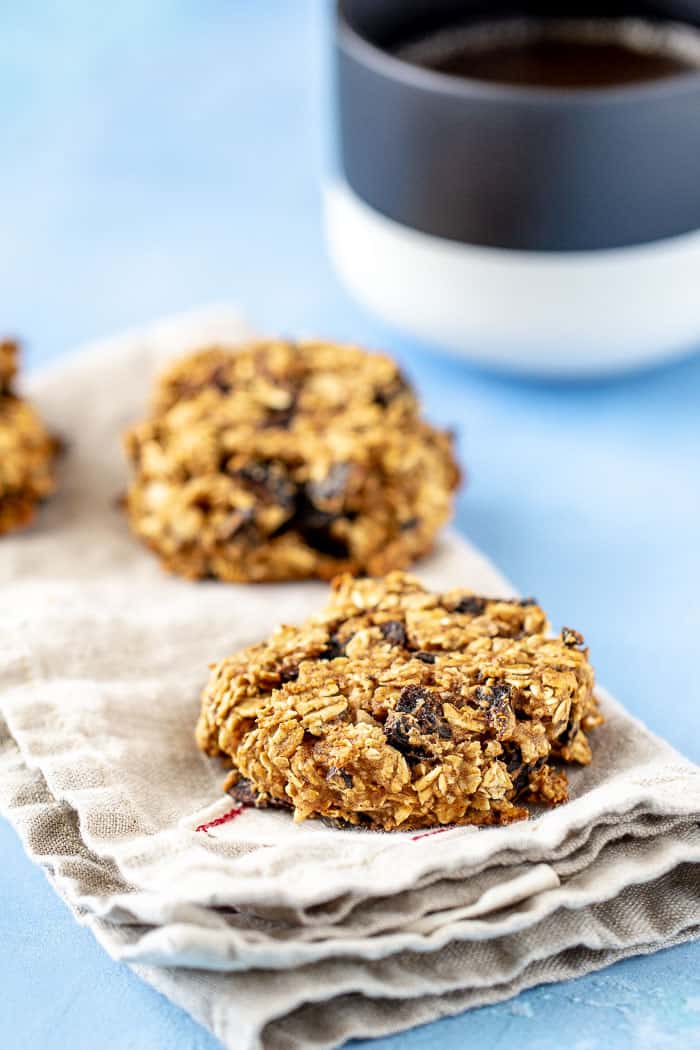 Fig breakfast cookies are a healthy and hearty grab-and-go breakfast. They’re easy to make ahead, too!