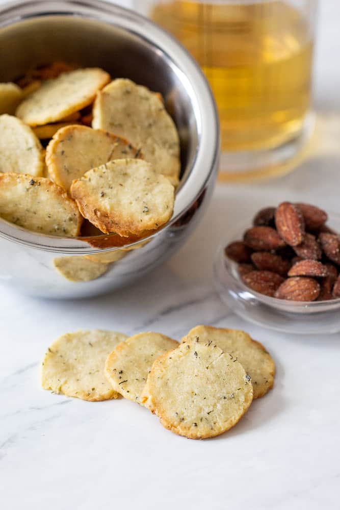 Goat cheese crackers