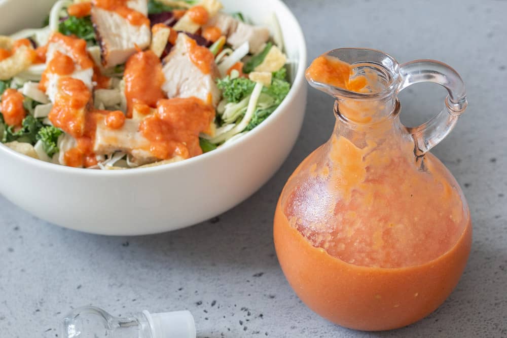 Roasted tomato salad dressing horizontal