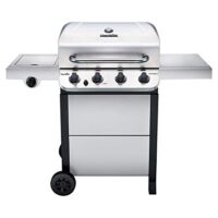 Char-Broil Stainless Steel 4-Burner Cart Style Gas Grill