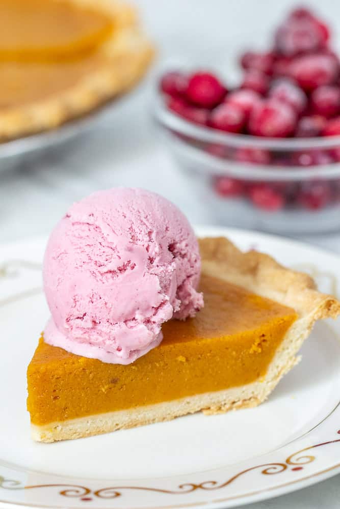 Spiced Cranberry Ice Cream