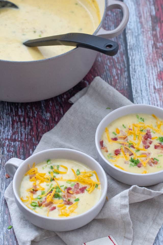Baked Potato Soup - stetted
