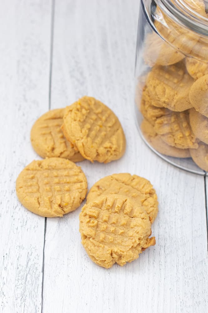 Homemade Peanut Butter Cookies Stetted