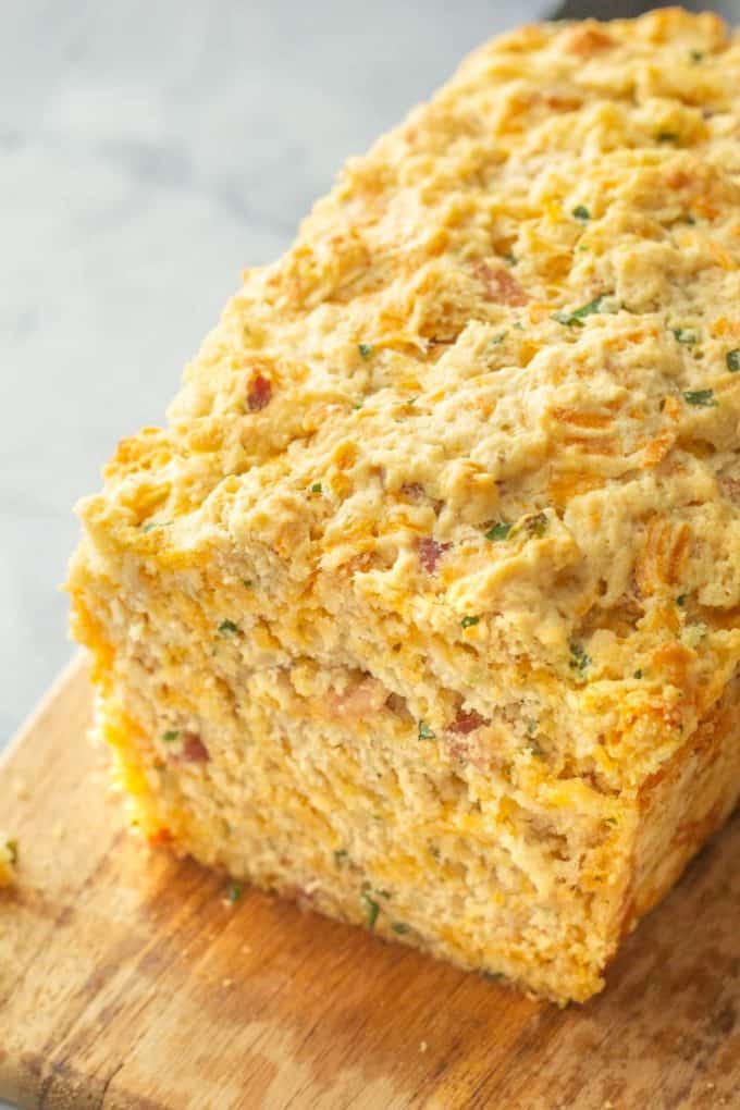 Loaded Beer Bread stetted