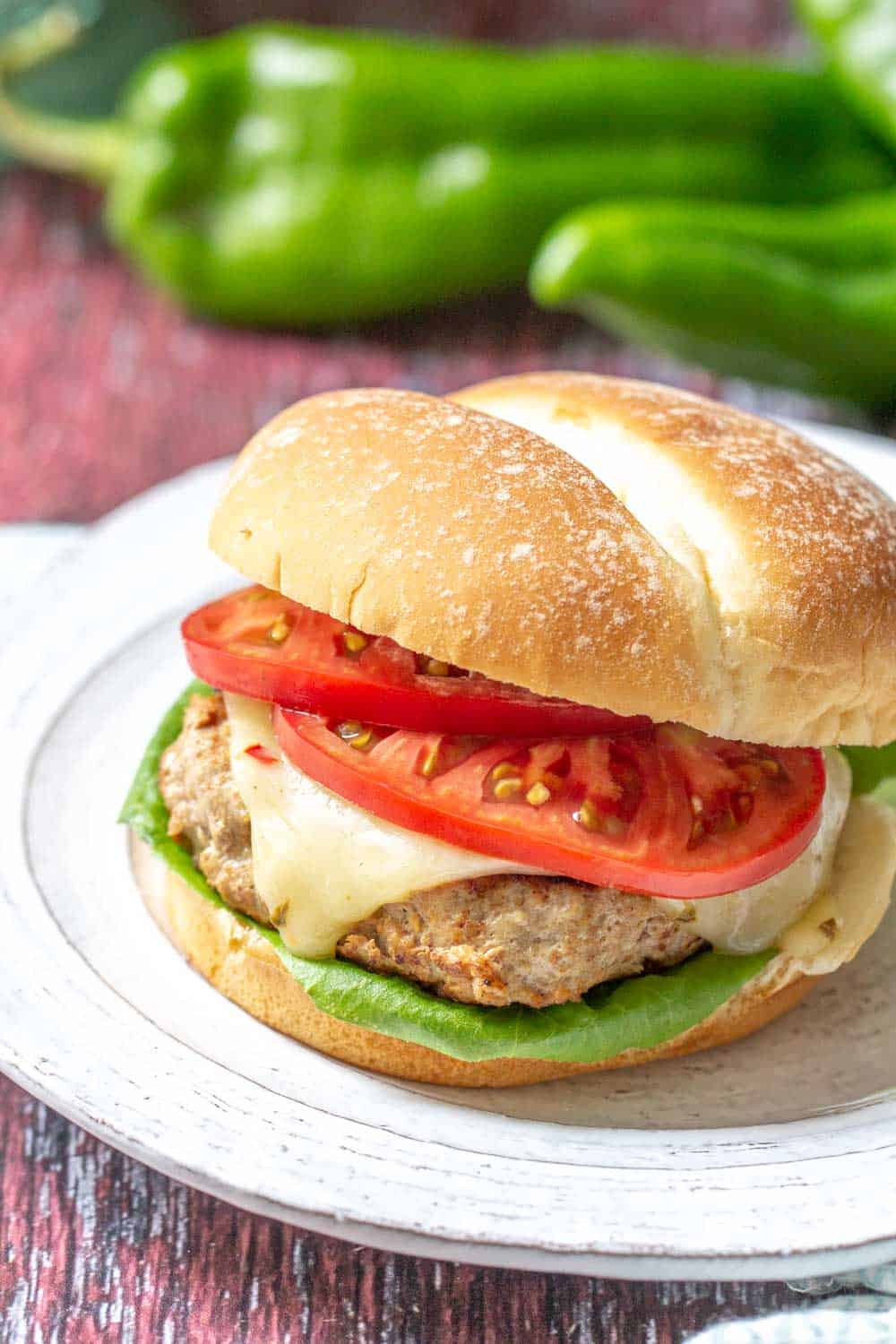 Hatch Chile Turkey Burgers