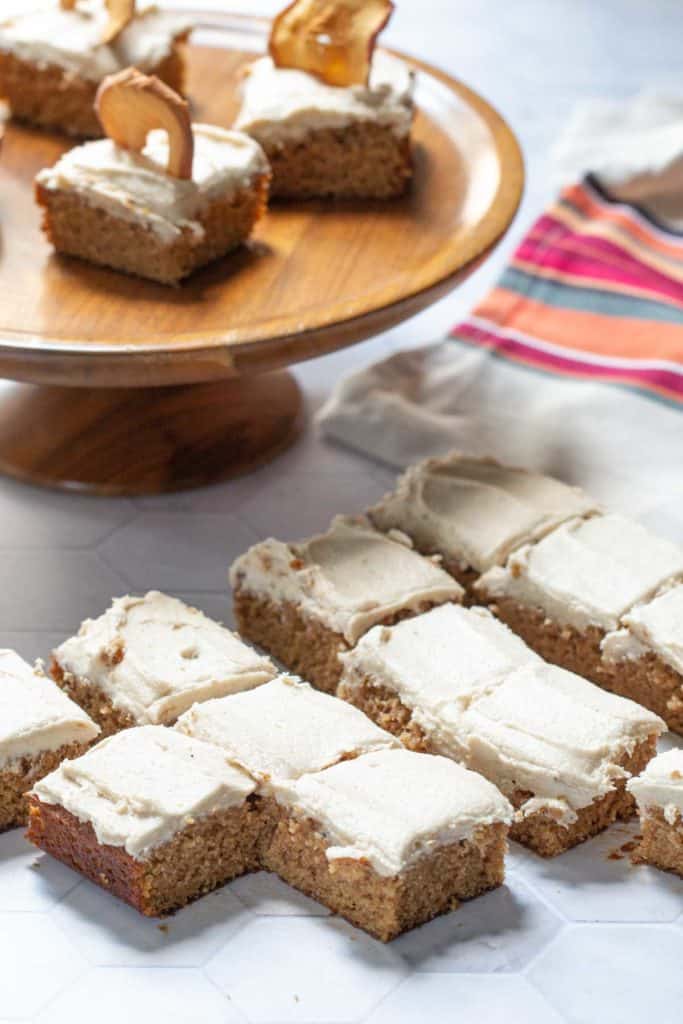 apple spice cake squares