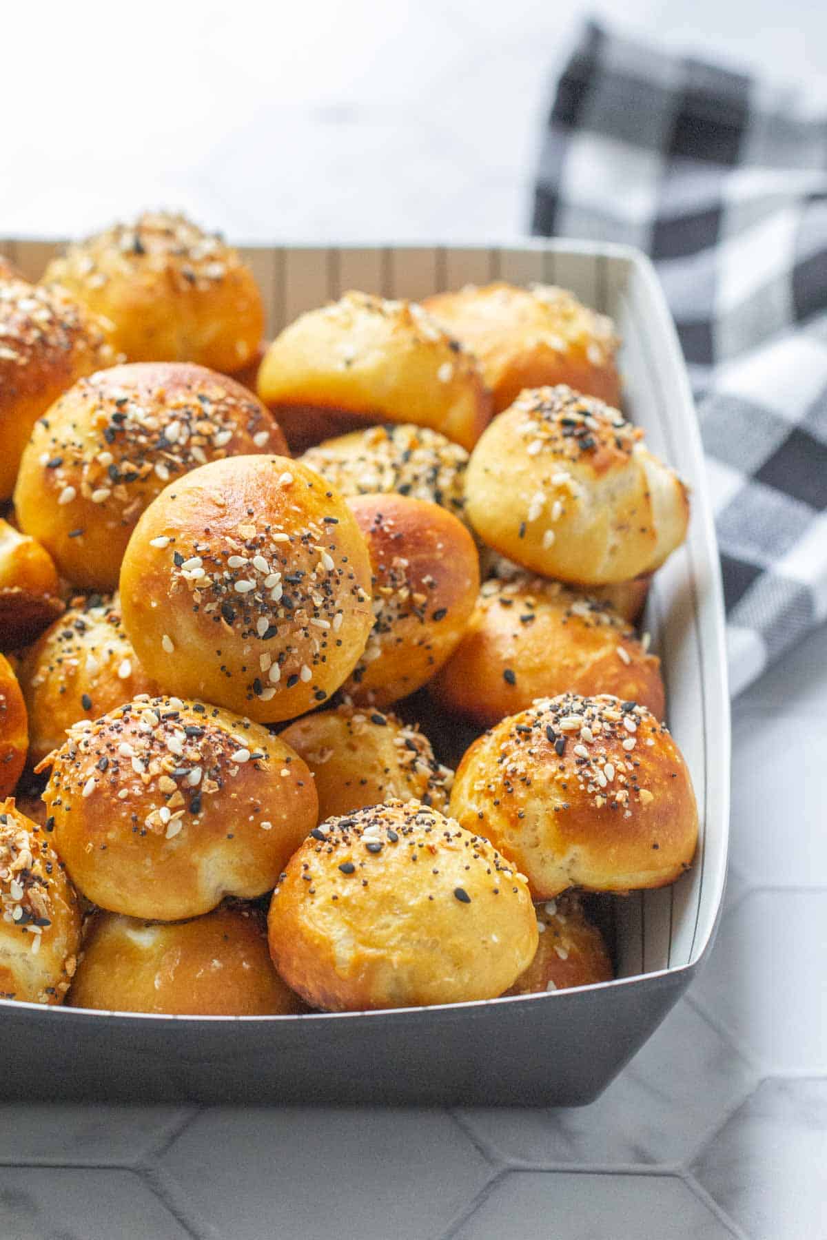 Everything Bagel Pretzel Bites