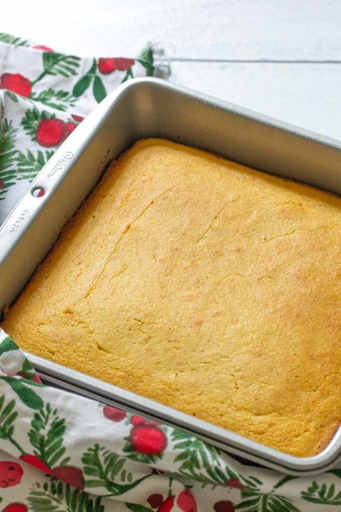 Buttermilk Cornbread stetted