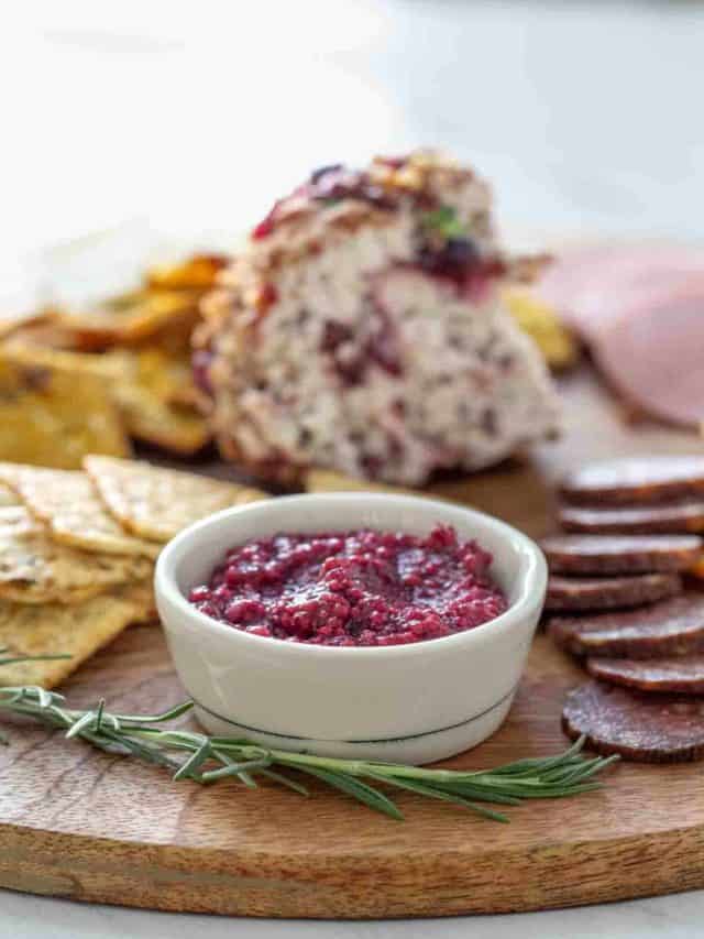 Homemade Cranberry Mustard