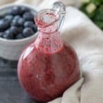 blueberry vinaigrette in bottle