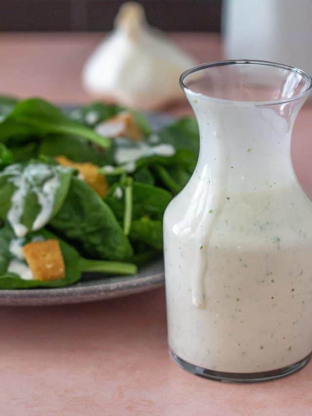 Garlic Dressing stetted
