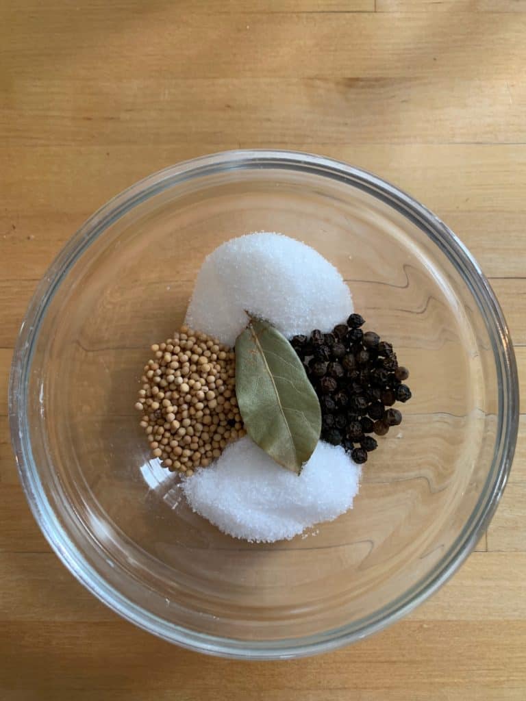 spices for quick pickled cucumbers