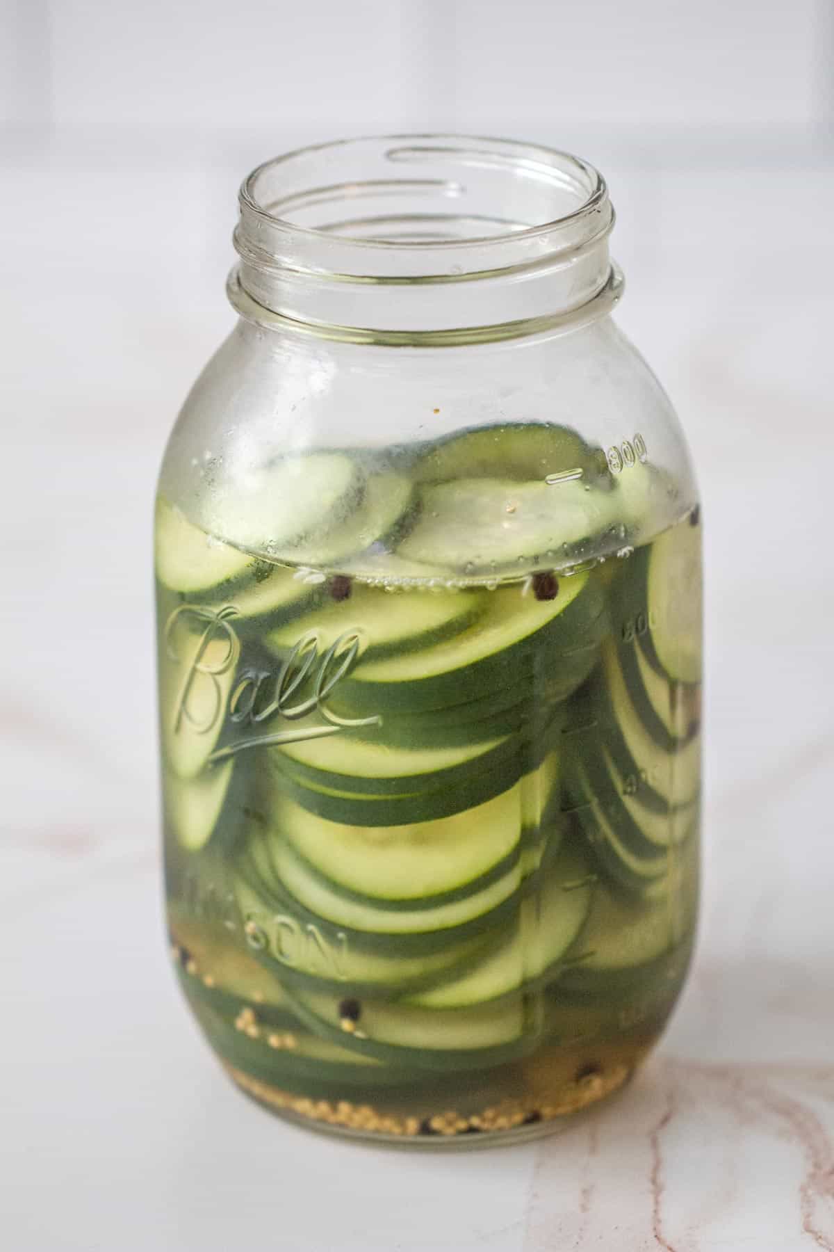 Quick Pickled Cucumbers - stetted