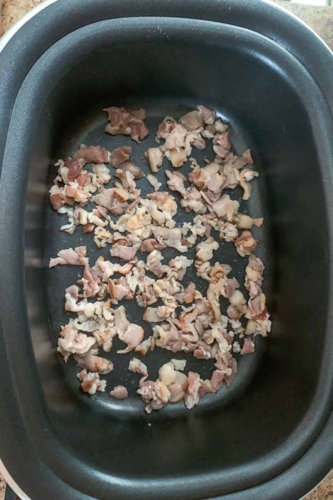 cooking bacon in slow cooker on saute