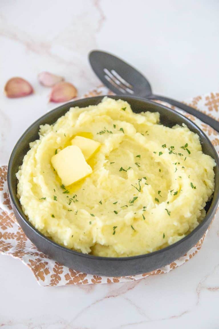 Garlic Mashed Potatoes stetted