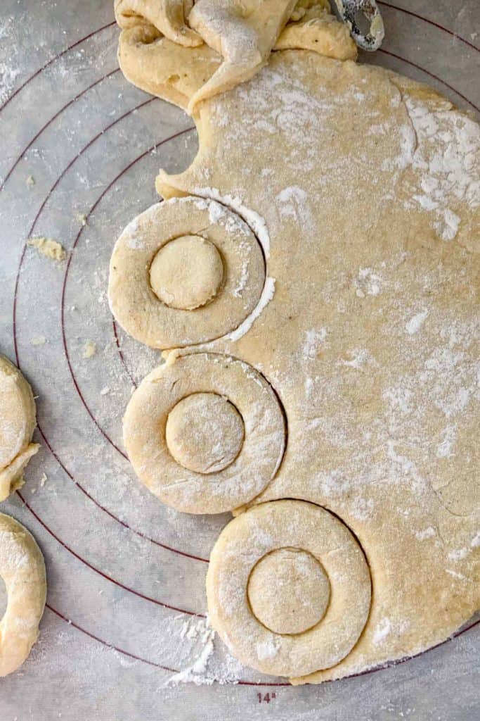 donut dough cut out