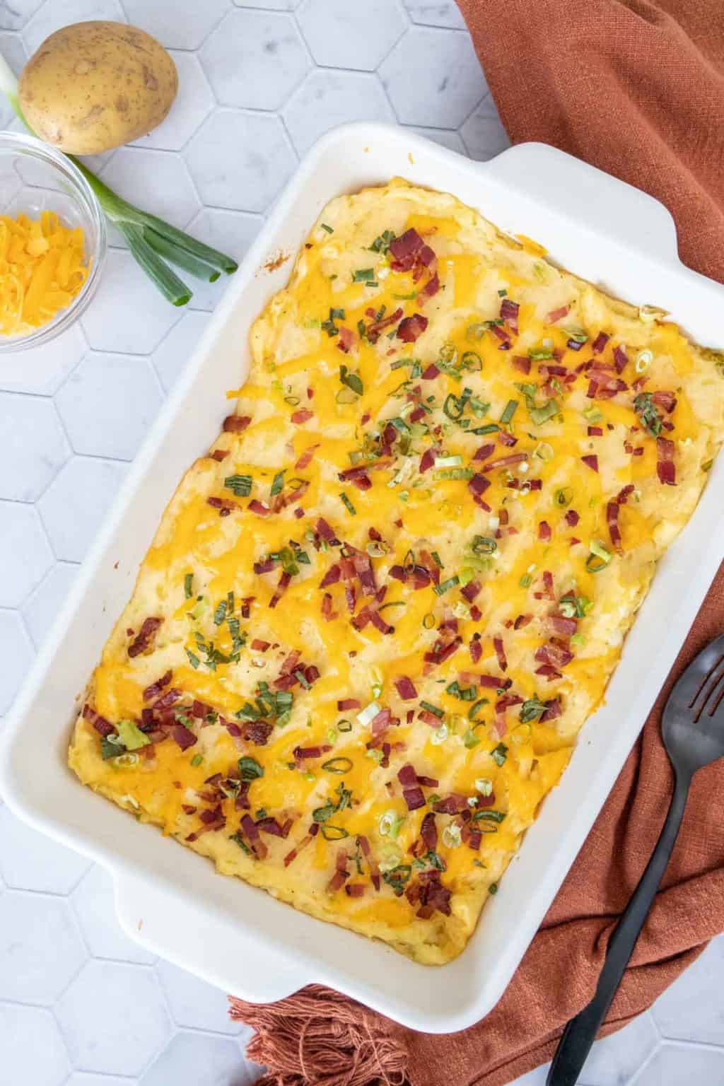 Twice Baked Mashed Potatoes - stetted