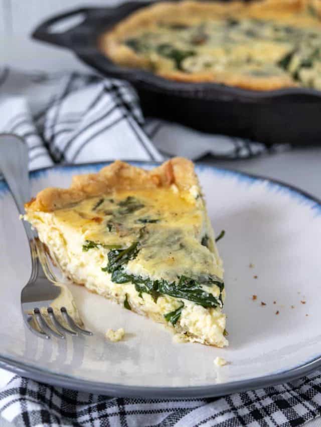 Spinach Quiche Recipe - stetted