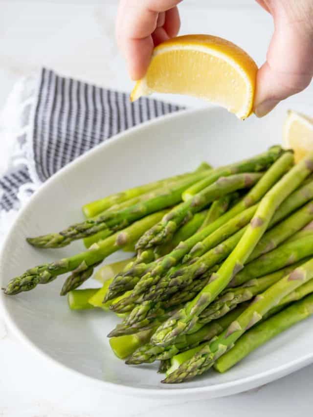 Easy Steamed Asparagus stetted