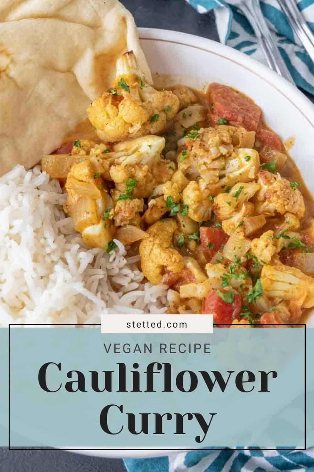 Cauliflower Curry Recipe - stetted