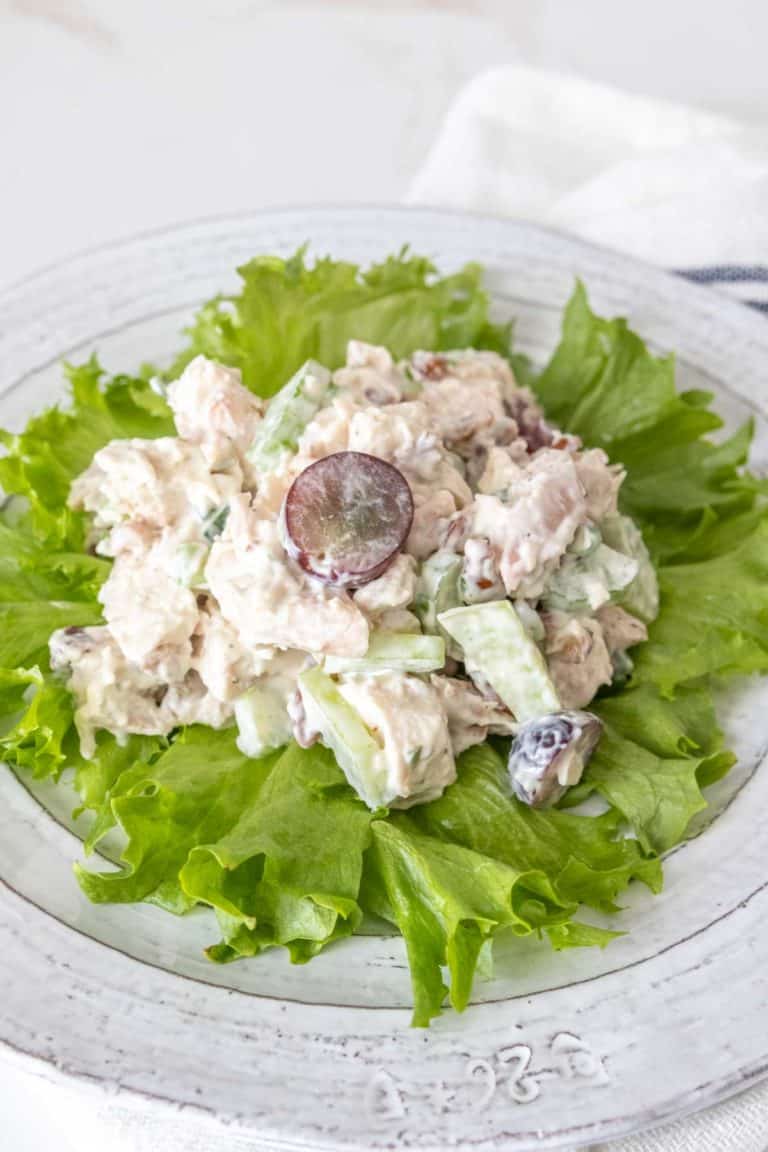 Chicken Salad with Grapes and Pecans stetted