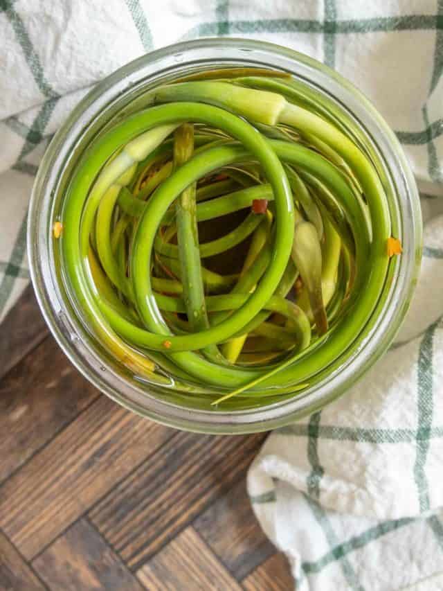 Pickled Garlic Scapes Recipe