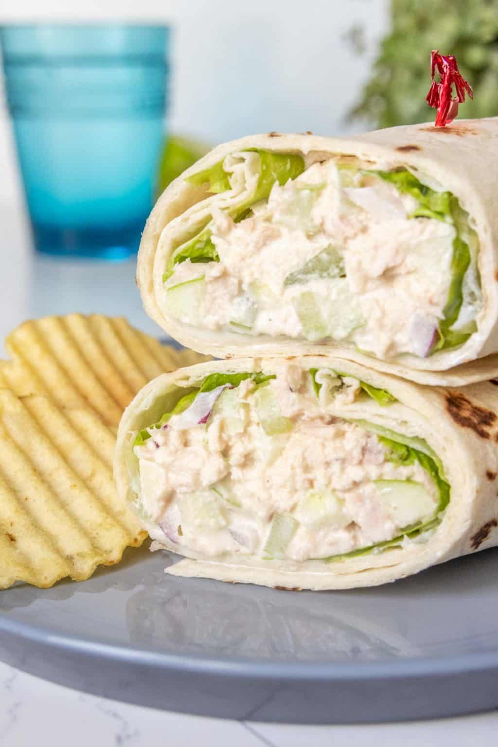 Easy Tuna Wrap stetted