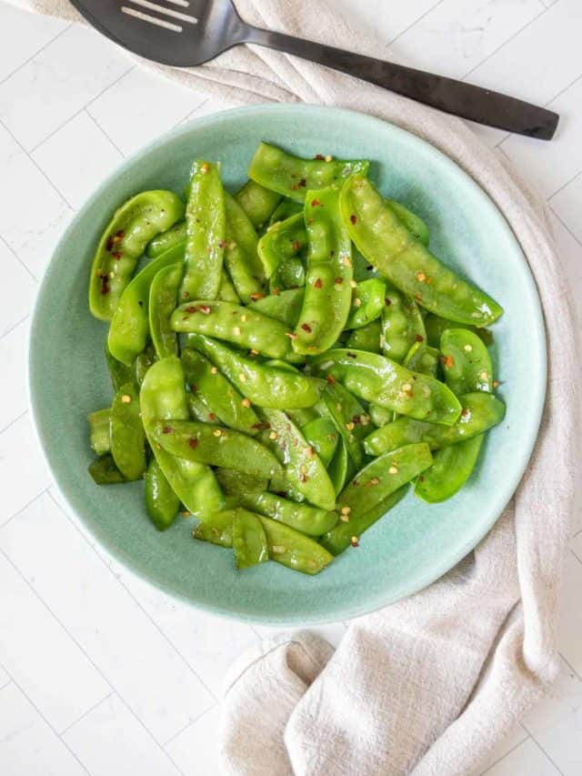 Easy Sautéed Snow Peas