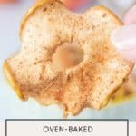 Oven baked [dried apples].