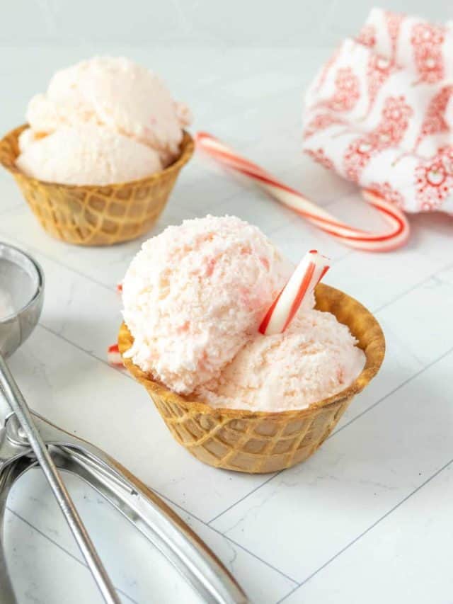 Creamy Peppermint Ice Cream