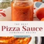 Best homemade pizza sauce recipe.