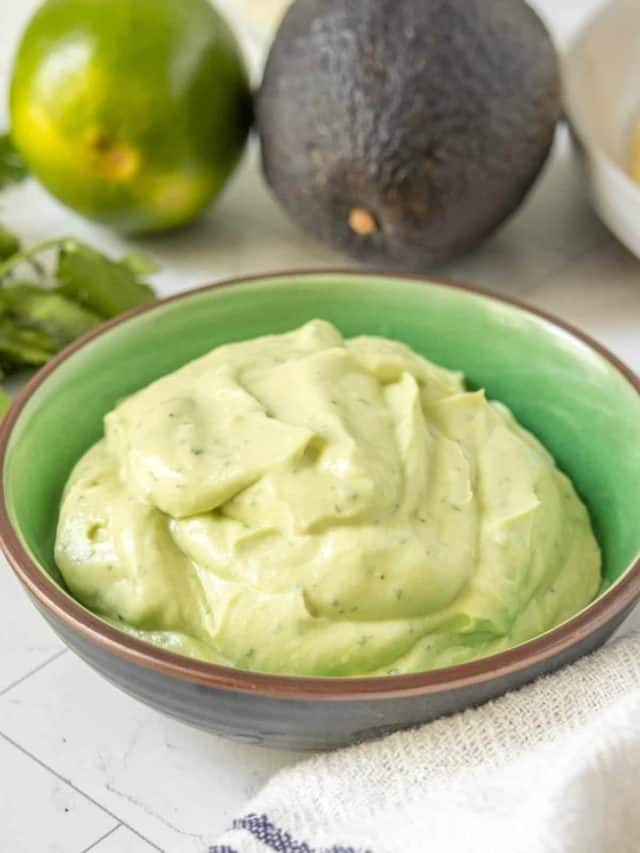 Easy Avocado Crema