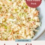 Easy recipe for apple slaw.