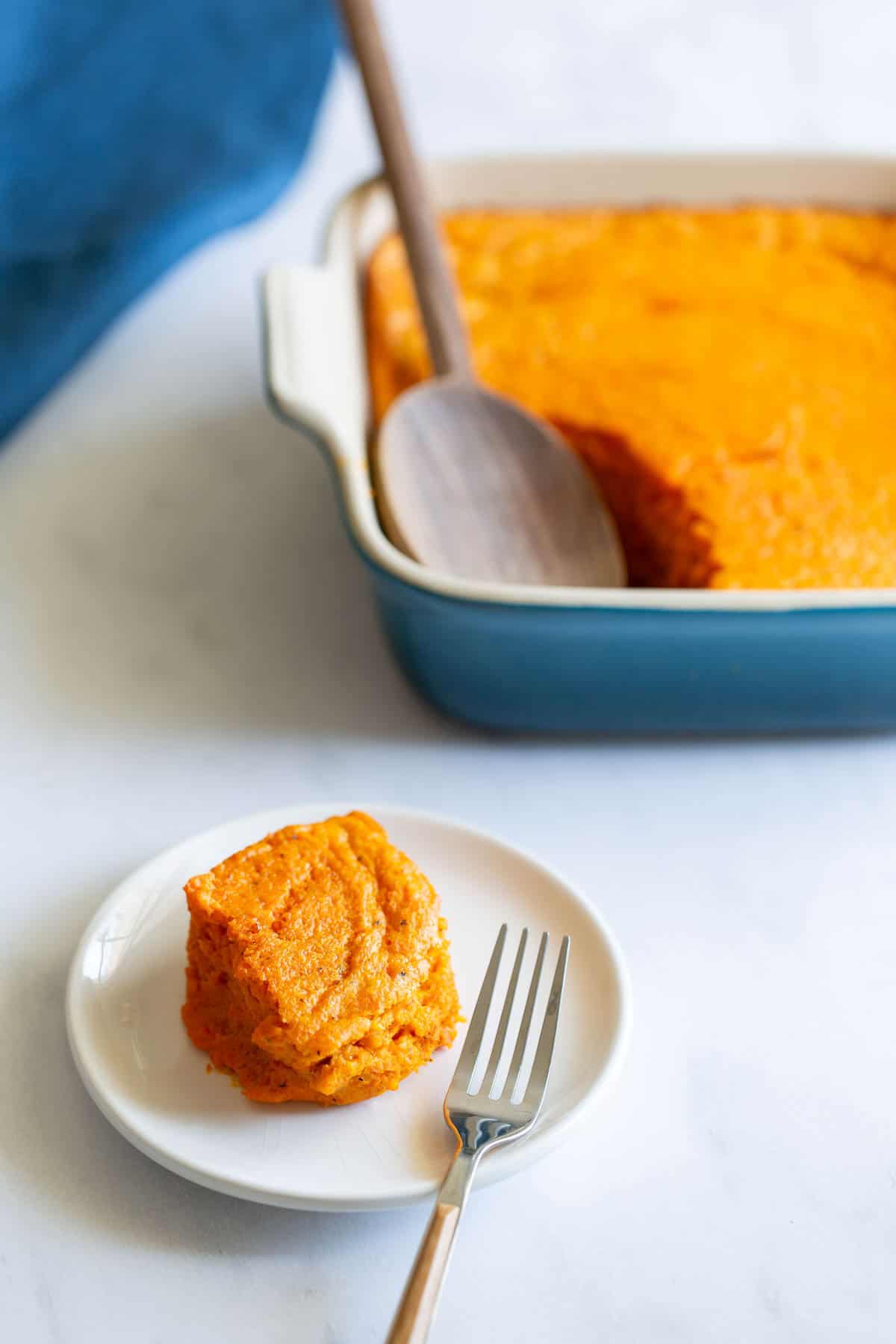 Savory Carrot Souffle