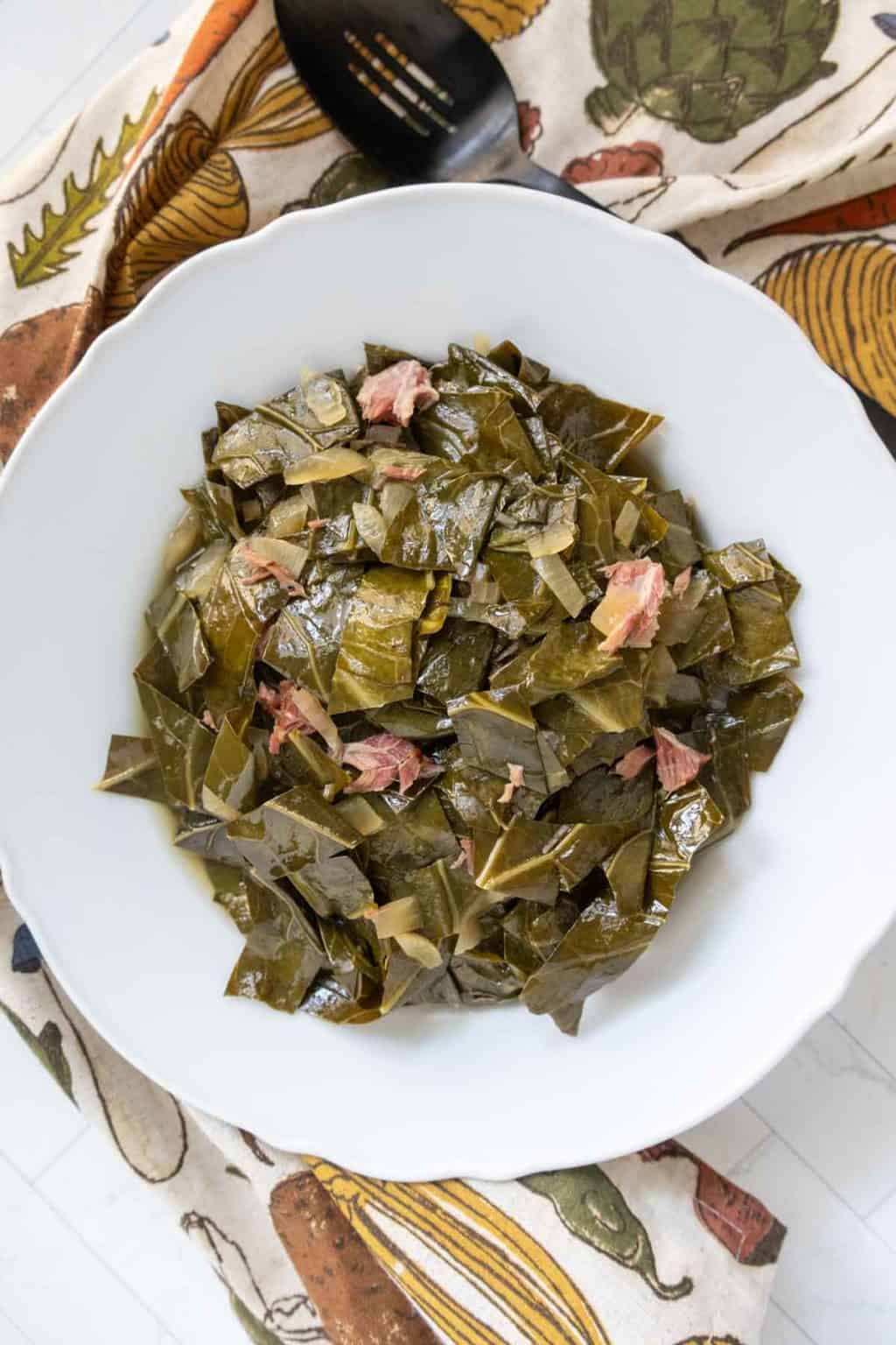Crockpot Collard Greens stetted